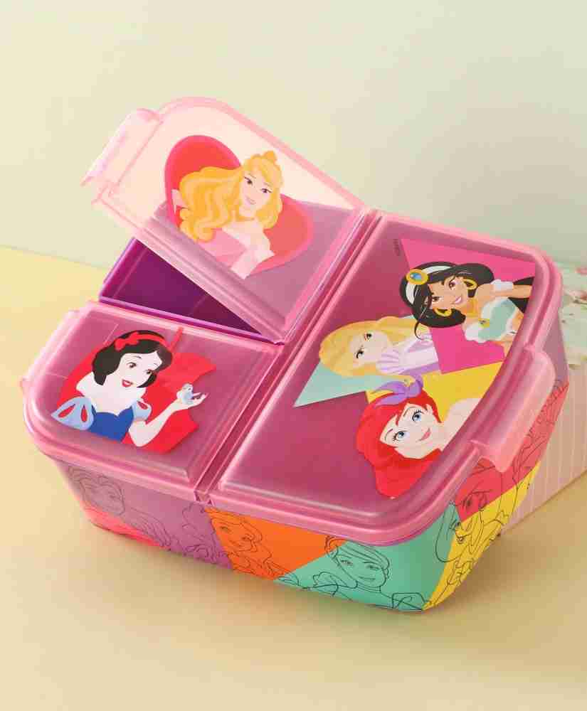 Disney Princess Plastic 3-section Seal Food Storage Container