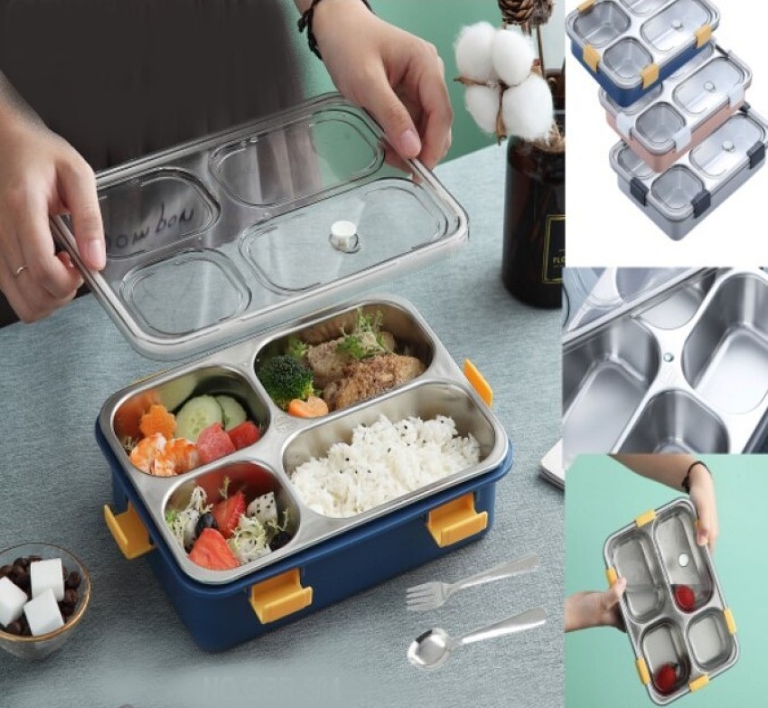 Bento Box for Kids Insulated Bento Lunch Box with Leak Proof Thermos Rubber