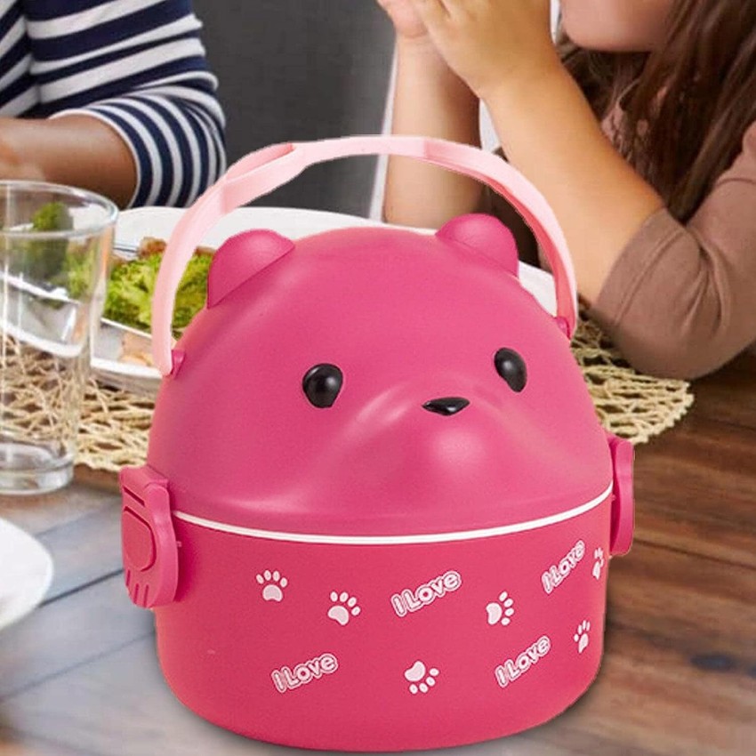 780ml Kawaii Cartoon Lunch Box For Kids School Children Colorful