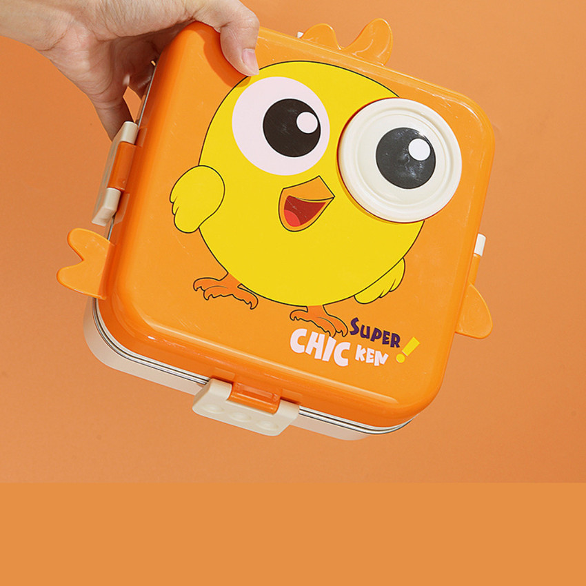 Flipkart Patre In Kids Lunch Box Cute 3D Shaped Lunch Box for School Office with Cutlery. 6 Containers Lunch Box