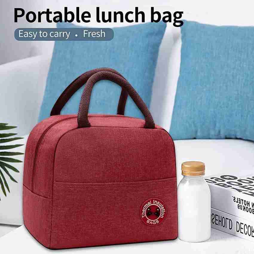 Lufarp Lunch Bags for Office Women, Men, Kids Insulated  Travel Box Tiffin Storage Bag 2 Containers Lunch Box 