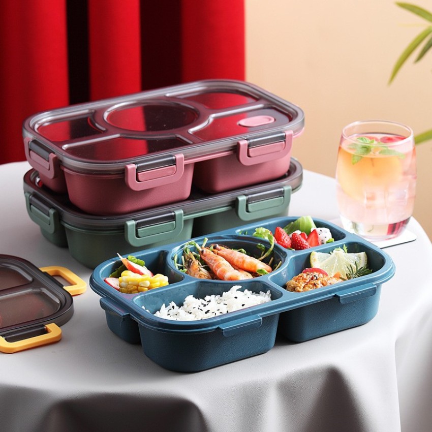 Akvanar Plastic Lunch Box Tiffin Box School