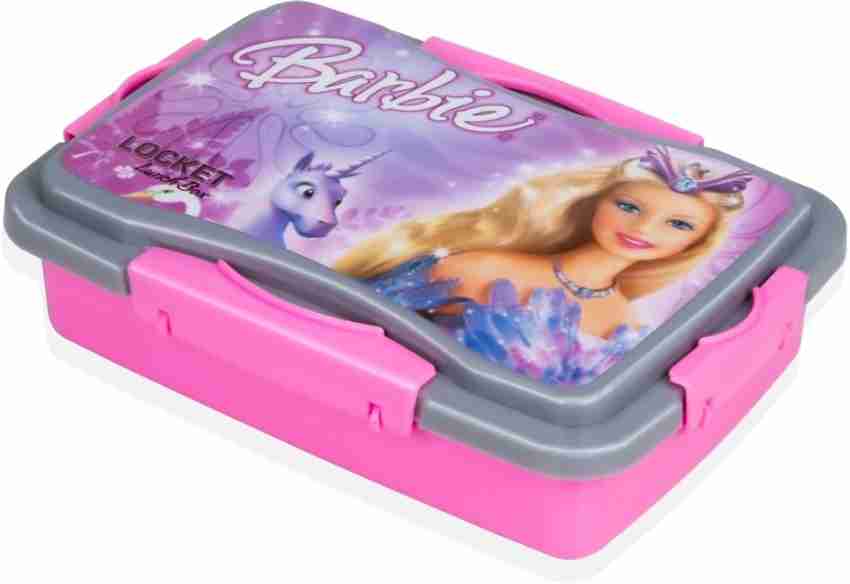 mexproduct MAX PRODUCT KIDS BARBIE LUNCH BOX 1 Containers Lunch Box 950 ml Pink 2 Containers Lunch Box