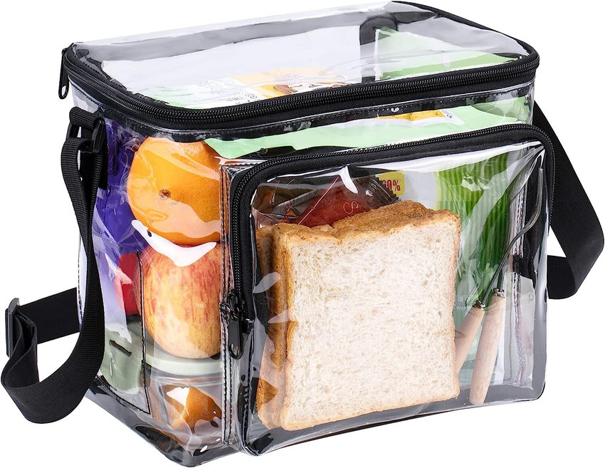 Flipkart PROUDME Clear Lunch Bag Plastic Transparent Lunch Bags Ideal for Children 3 1 Containers Lunch Box