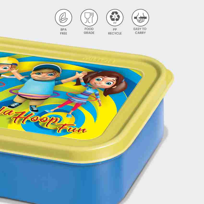 Buy Milton School Tiffin Box - Thermoware, Plastic, Dark Blue, Quick Bite  Online at Best Price of Rs 360 - bigbasket