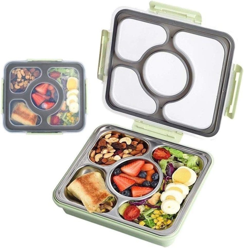 Lunch Box Leak Proof 4 Compartment Stainless Steel Lunch Boxes
