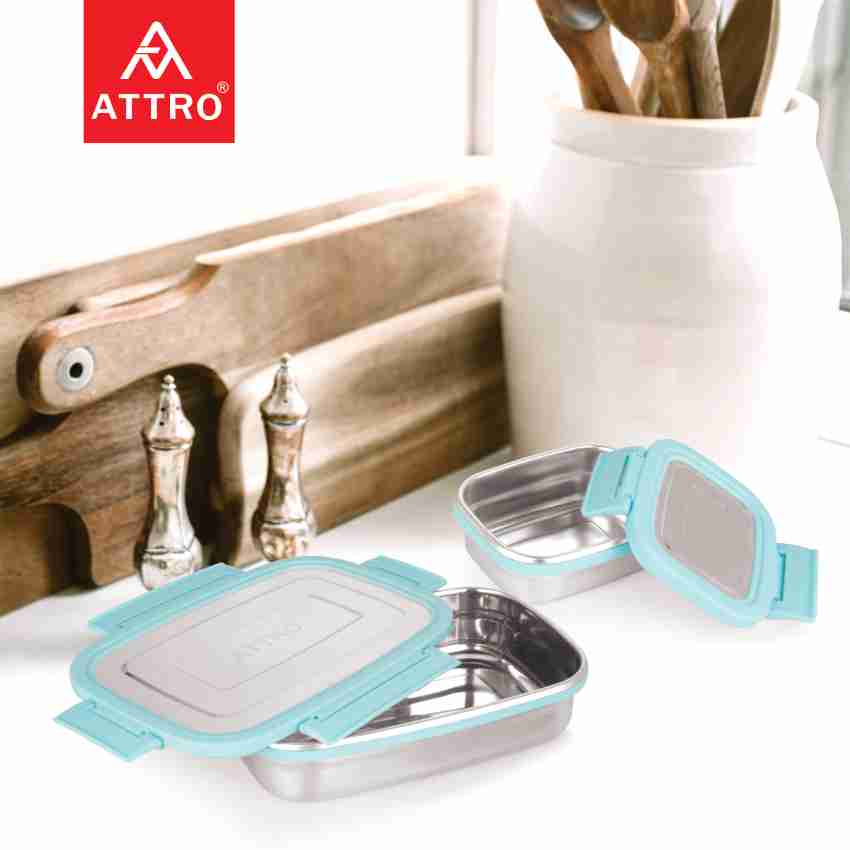 Attro Meal Time Stainless Steel Insulated Airtight Leak-Proof