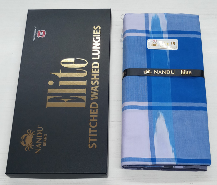 nandu Solid Blue Lungi Price in India Buy nandu Solid Blue Lungi online at Flipkart