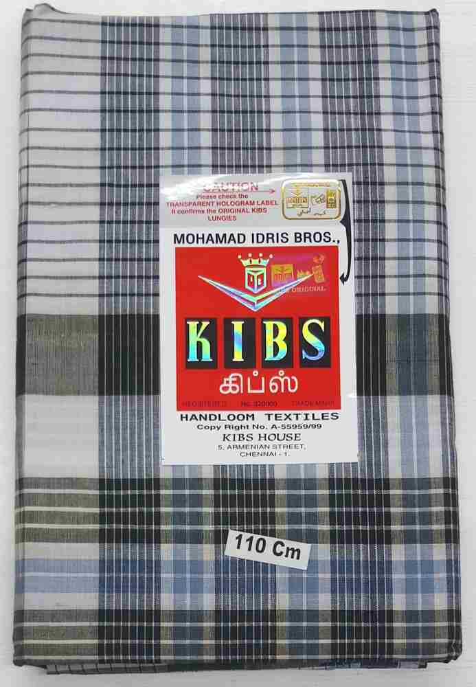 kibs Checkered Multicolor Lungi Price in India Buy kibs Checkered Multicolor Lungi online at Flipkart