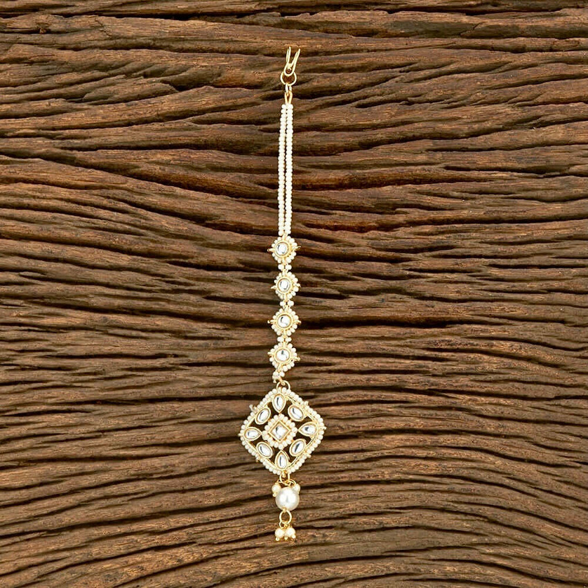 Pure silver maang new arrivals tikka