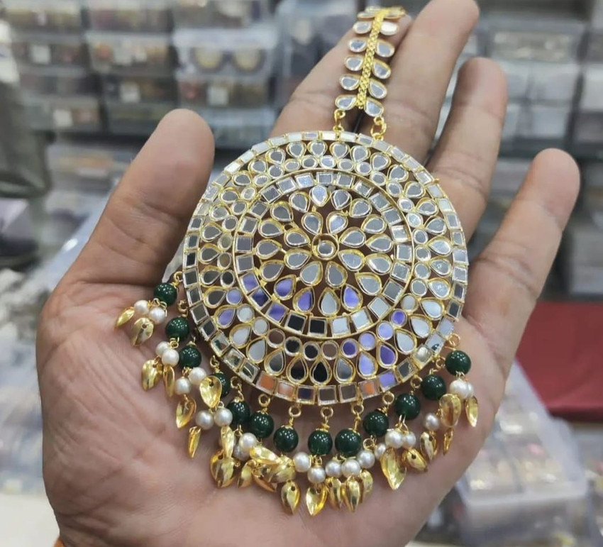 Circle maang clearance tikka