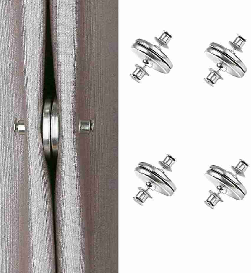 15 Pairs Curtain Magnets Closure, Curtain Weights Magnets Clips with Tack