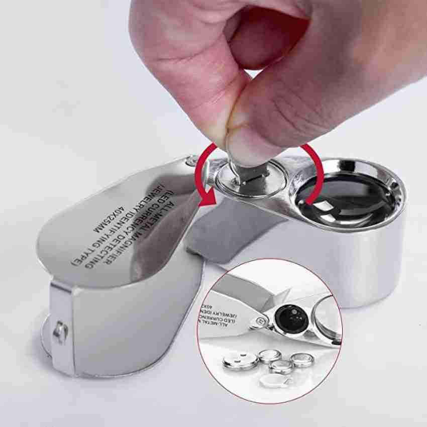 Levin Eye Loupe Magnifier,Led Jewelry magnifying Glass Jewelers Loop for  Rocks, Stamps 40X Jewelry loupe glass Price in India - Buy Levin Eye Loupe  Magnifier,Led Jewelry magnifying Glass Jewelers Loop for Rocks