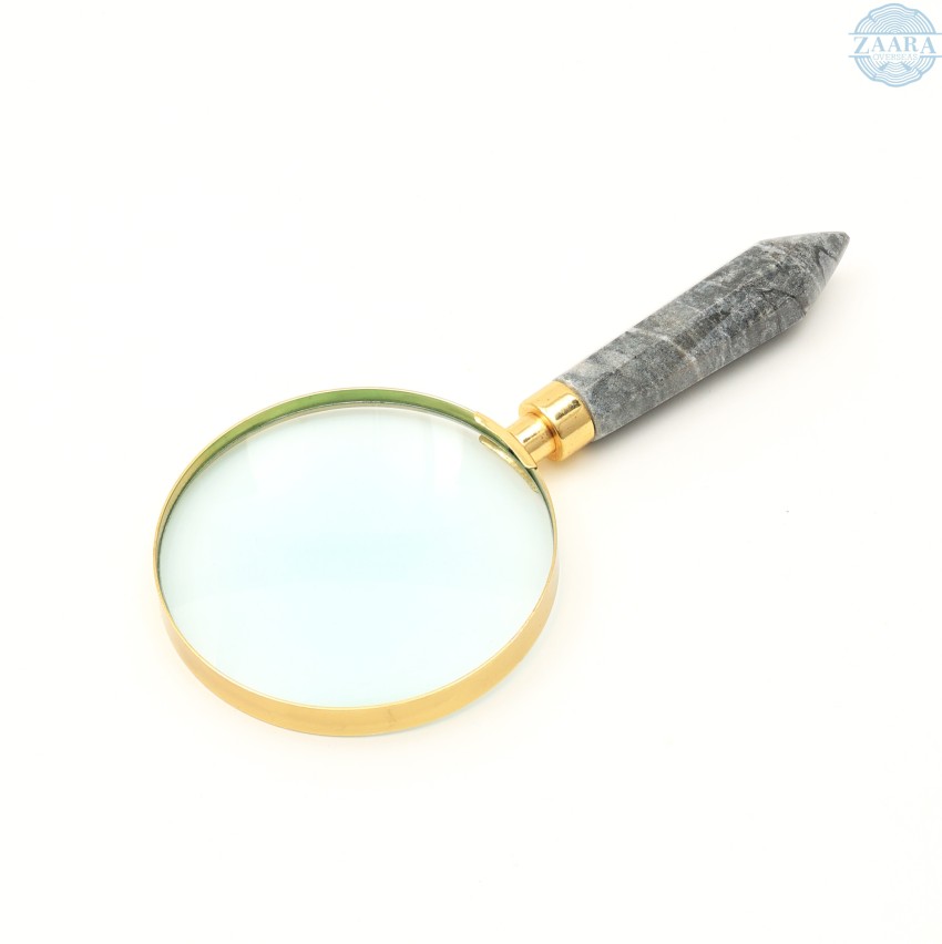 Stark Export House Solid Brass Magnifying lens Glass 4 inch 10X Magnifying  Glass Price in India - Buy Stark Export House Solid Brass Magnifying lens  Glass 4 inch 10X Magnifying Glass online