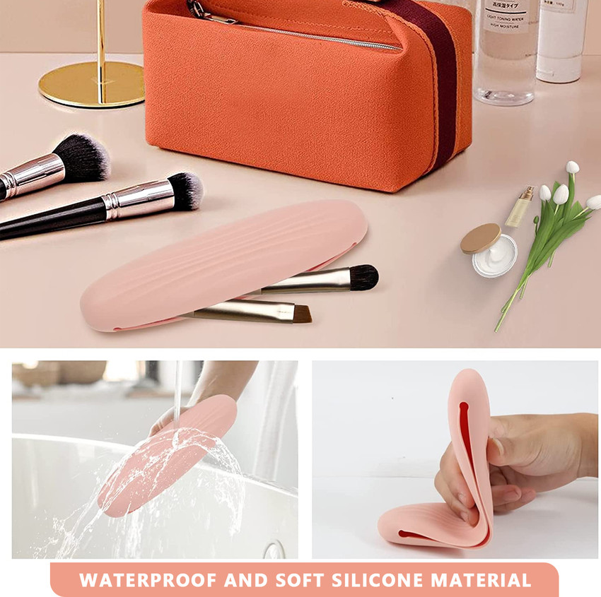 Makeup brush case on sale travel