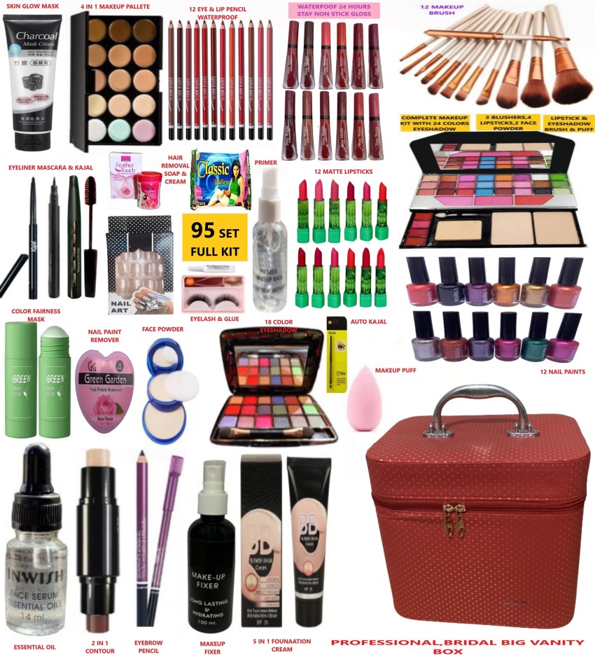 Inwish 95 Set Complete Makeup Box With
