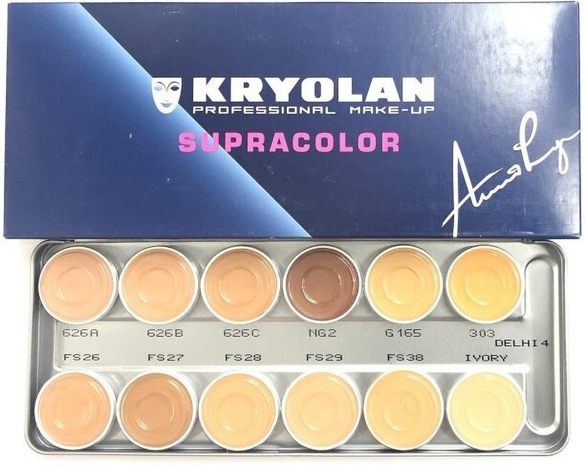 KRYOLAN SupraColor Foundation Palette 12 Color Delhi 1 Foundation Price in India Buy KRYOLAN SupraColor Foundation Palette 12 Color Delhi 1 Foundation Online In India Reviews Ratings Features Flipkart...