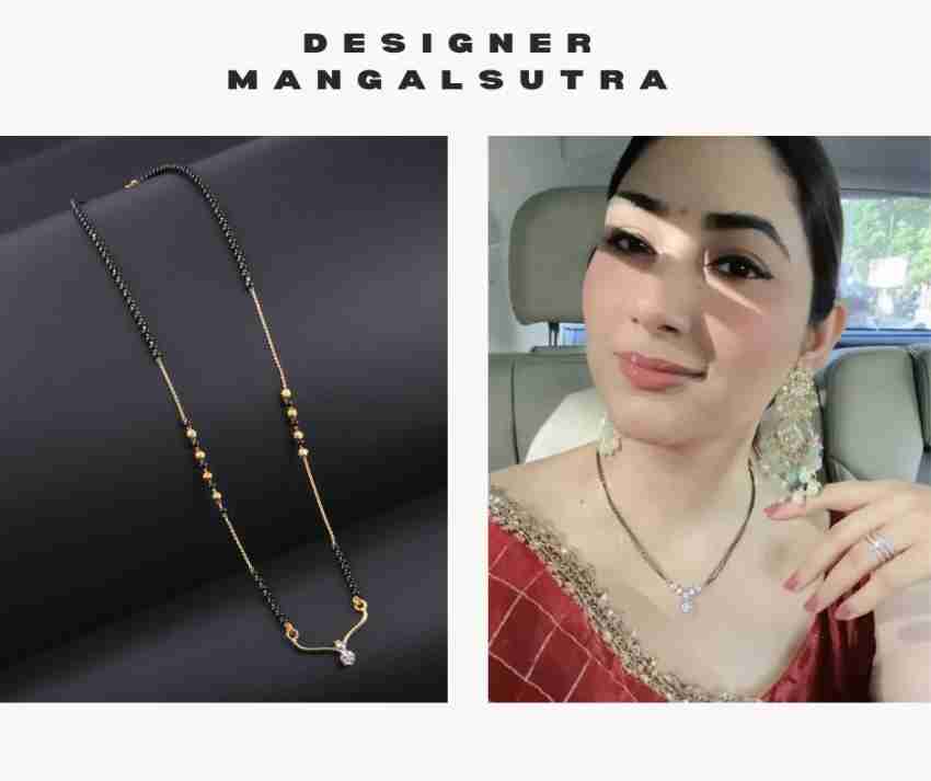 New short sale gold mangalsutra designs