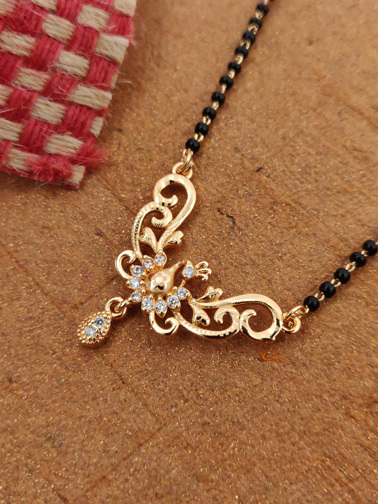 Imitation diamond mangalsutra on sale