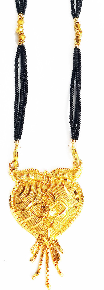 Leela Enterprises 100 Original Gold Plated Mangalsutra 24