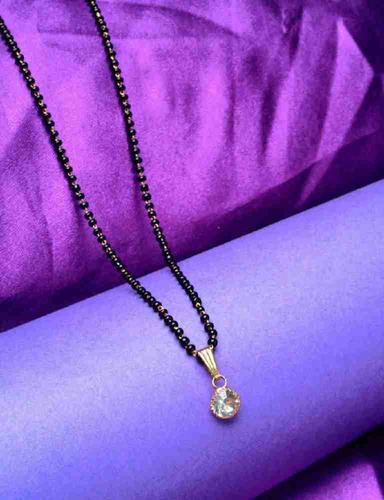 Single on sale stud mangalsutra