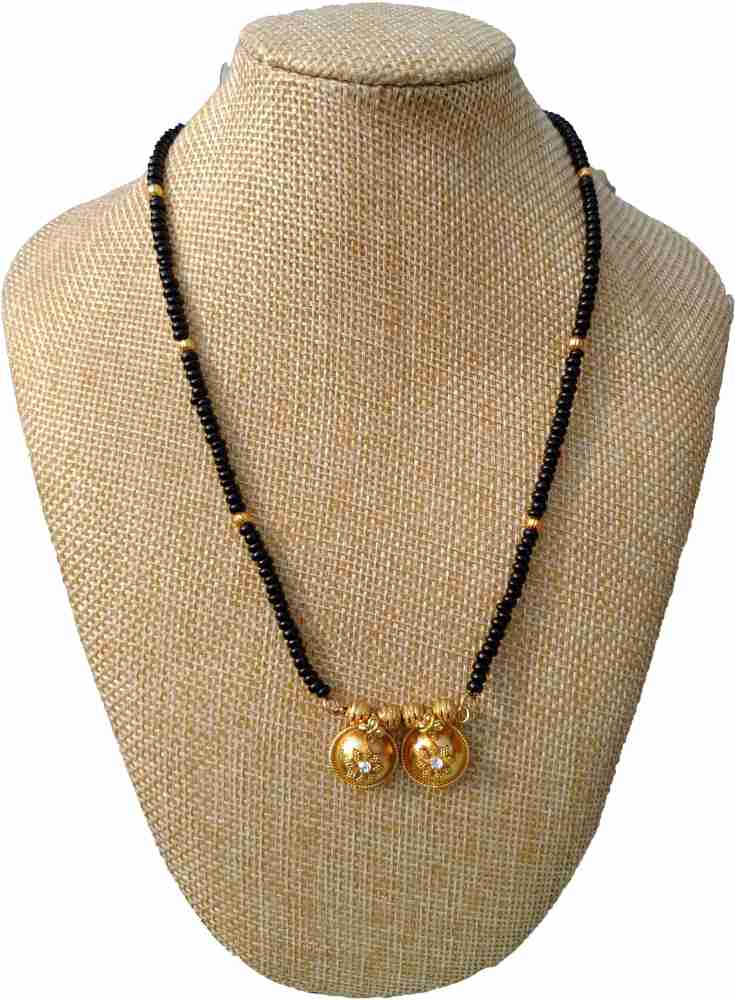 Marathi gold mangalsutra on sale design