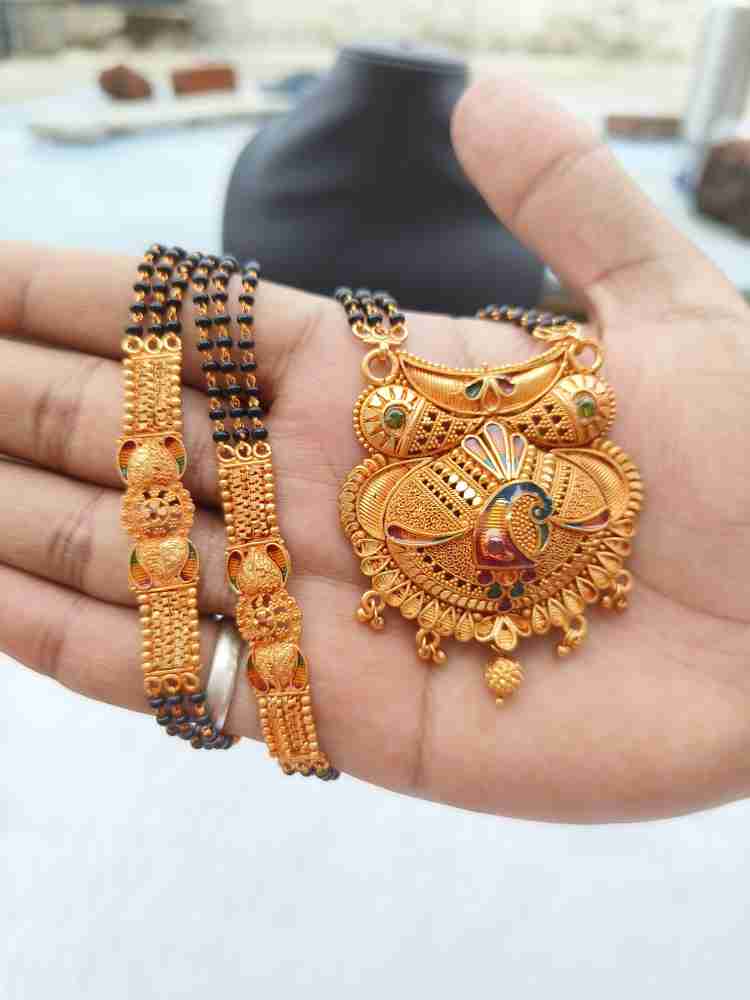 Latest gold mangalsutra on sale designs with weight