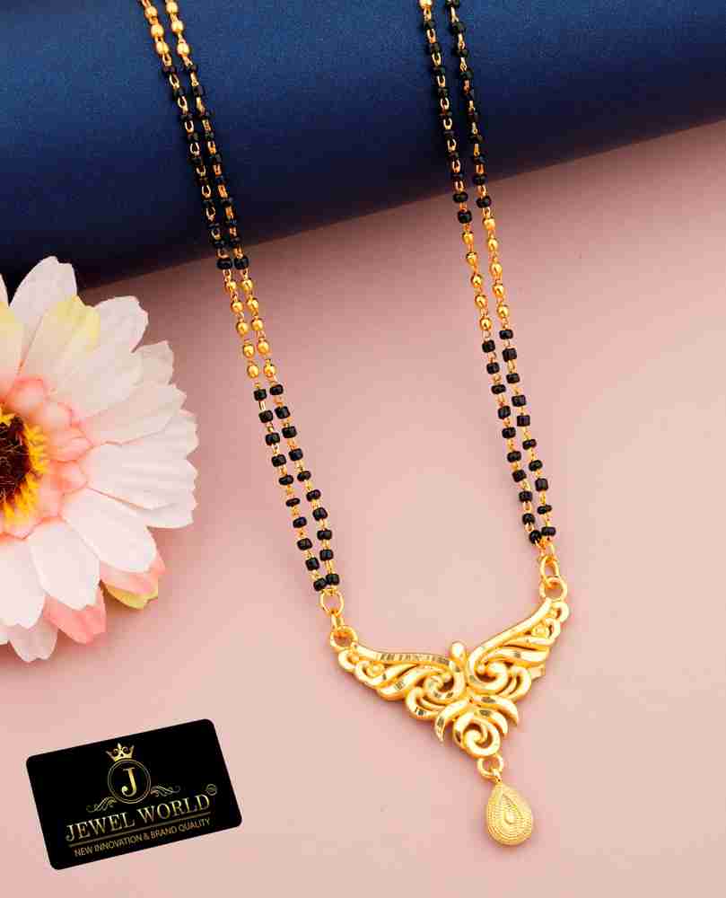 One gram gold mangalsutra long cheap