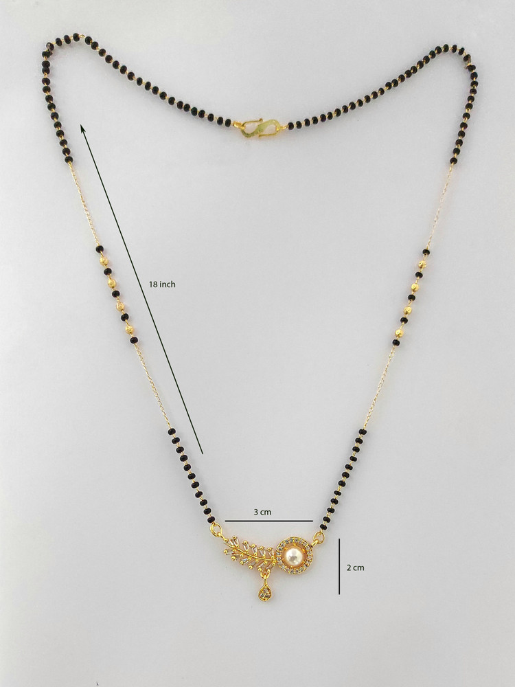 Fancy black beads chain on sale
