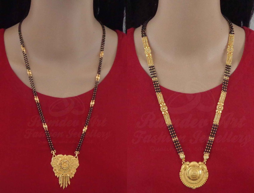 Gold mangalsutra deals 2 tola