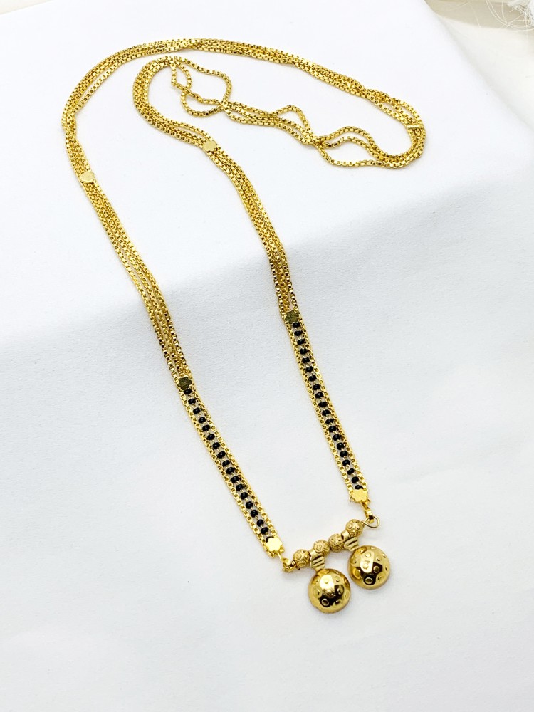 Gold vati deals mangalsutra design