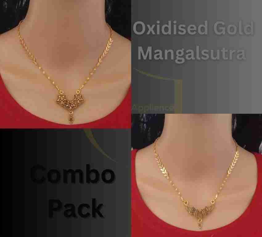 Oxidised 2024 mangalsutra price