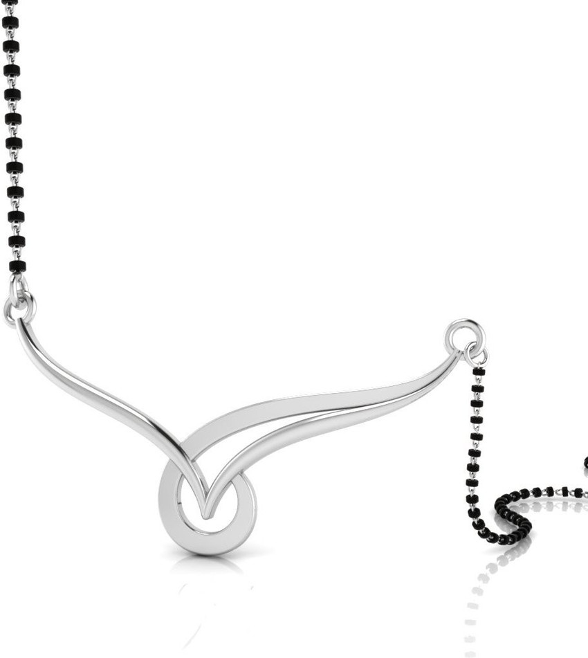 Silver mangalsutra in kalyan jewellers sale