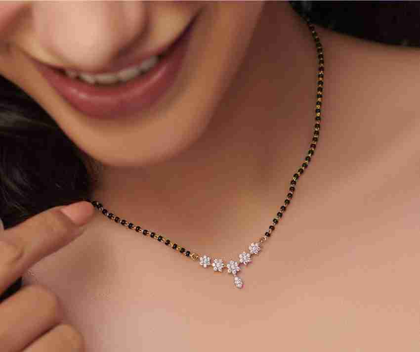ZLISS Gold Plated Stylish Diamond for Women Alloy Mangalsutra Price in India Buy ZLISS Gold Plated Stylish Diamond for Women Alloy Mangalsutra Online at Best Prices in India Flipkart