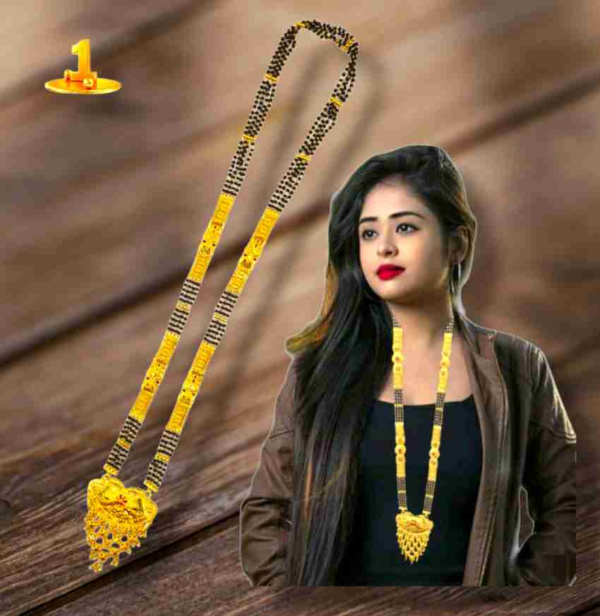 Long mangalsutra designs hot sale gold latest 2018