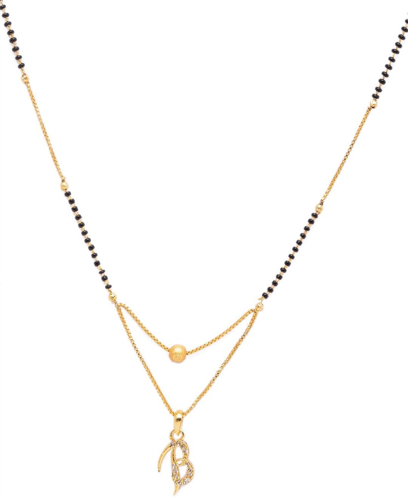 Double chain hot sale mangalsutra with price