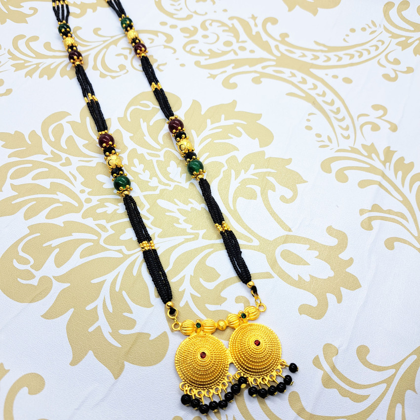 Swaroop Designer Maharashtrian Marathi Big Vati 40 Inch Long Chain