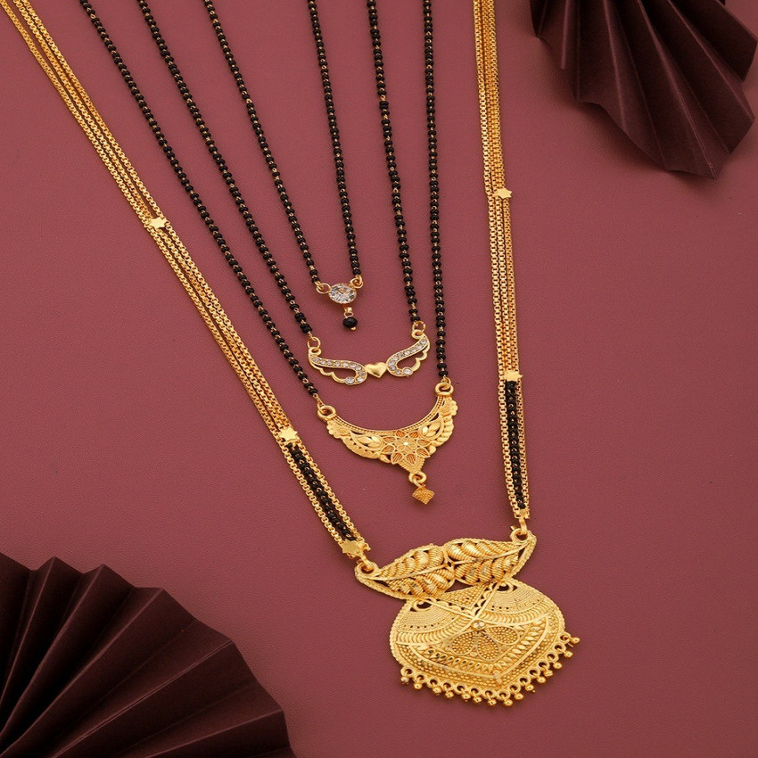 Shree hari gold plated mangalsutra sale