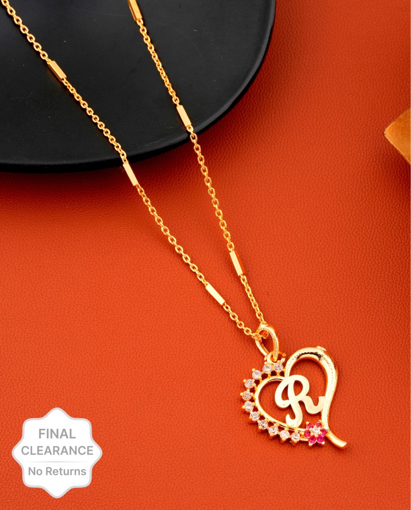 Buy Initial M Pendant Online From Kisna
