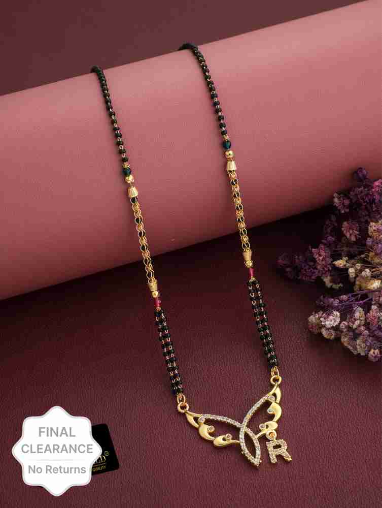 Mangalsutra sale with alphabet