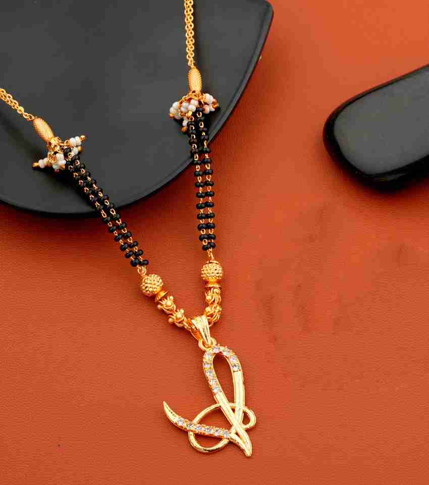 Alphabet mangalsutra cheap