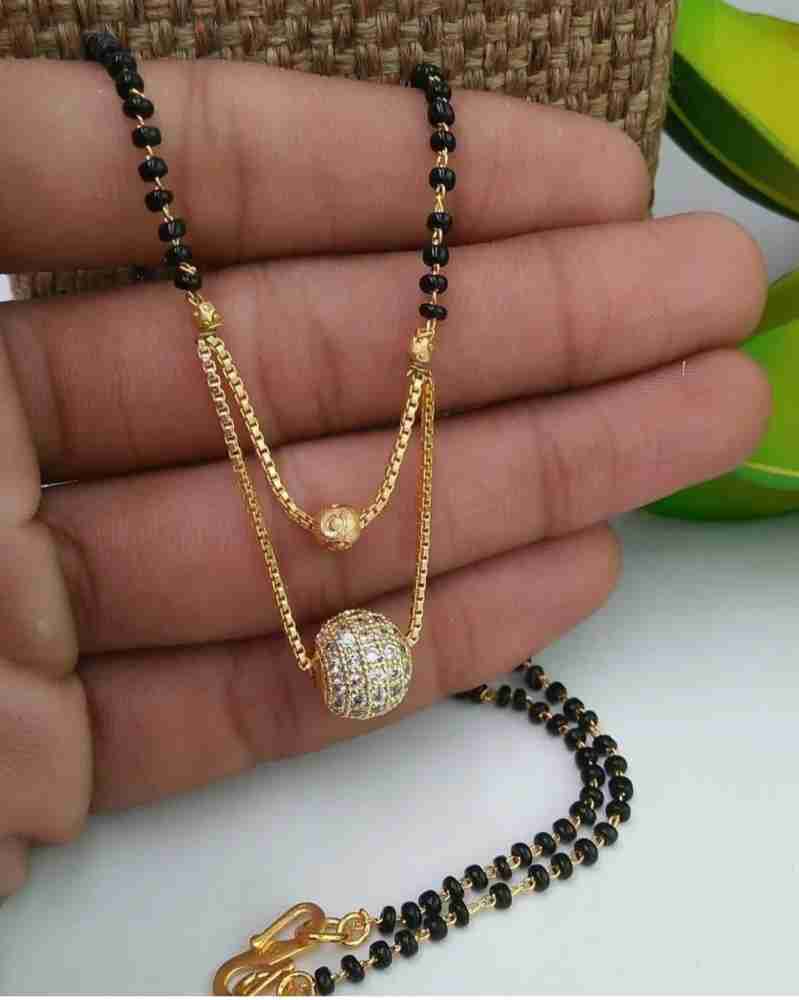 Latest gold deals short mangalsutra