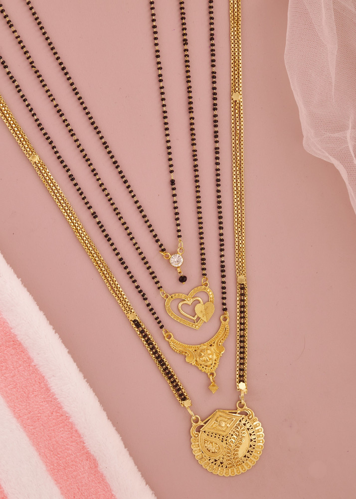 KIEICE Pack Of 4 Mangalsutra Long And Short For Beautiful Women Alloy Mangalsutra Price in India Buy KIEICE Pack Of 4 Mangalsutra Long And Short For Beautiful Women Alloy Mangalsutra Online