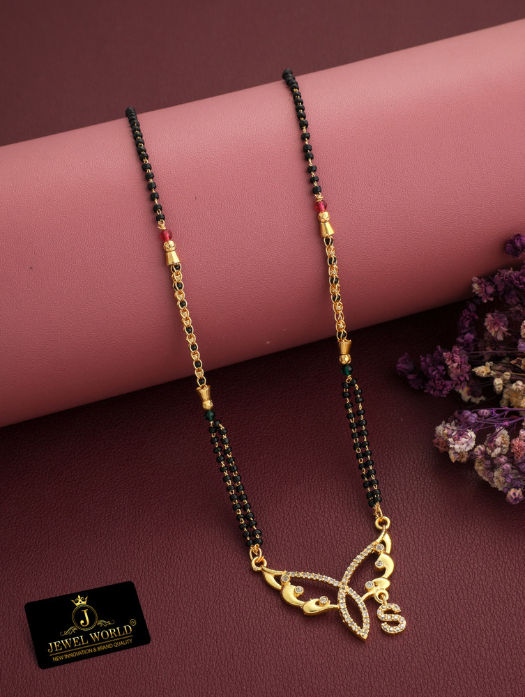 S letter mangalsutra design sales