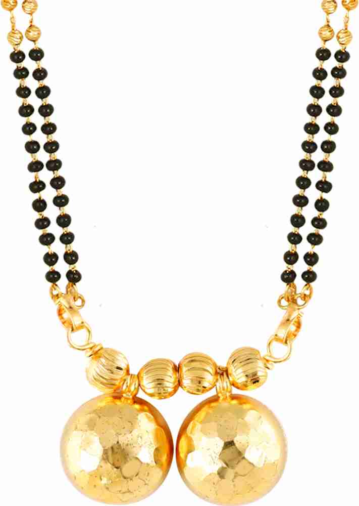 MEENAZ vati mangalsutra 2 wati maharashtrian design marathi temple traditional south Alloy Zinc Copper Metal Crystal Mother of Pearl Brass Mangalsutra Price in India Buy MEENAZ vati mangalsutra 2 wati...