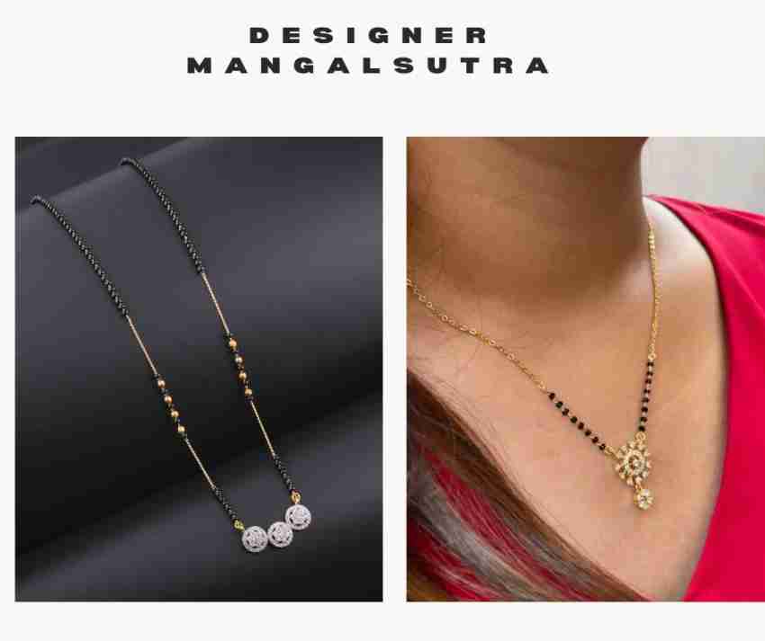 Short mangalsutra design online gold new 2020