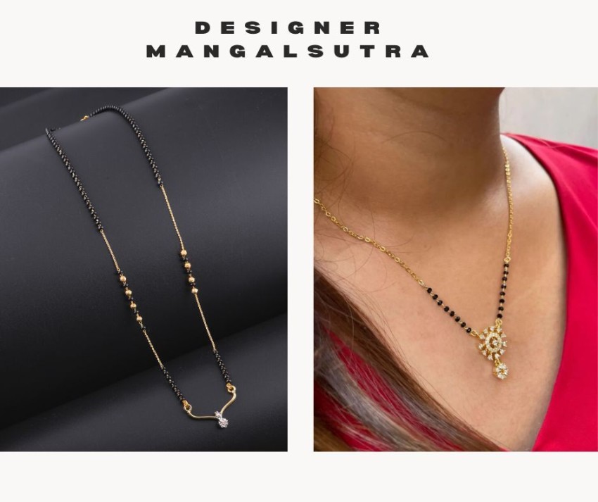 Gold mangalsutra clearance light weight