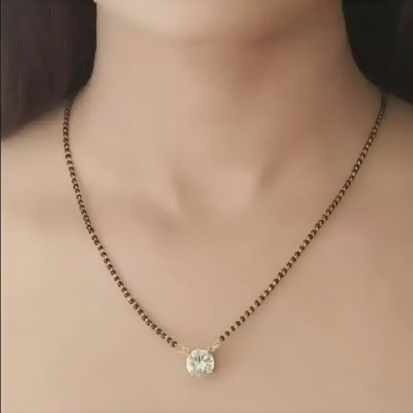 Tanishq single diamond hotsell mangalsutra