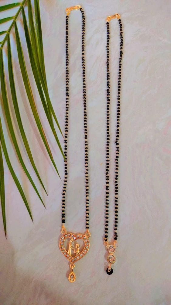 Diamond gold mangalsutra pendants sale