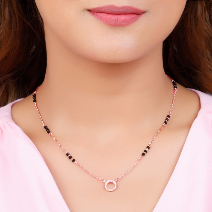 Rose gold mangalsutra chain store